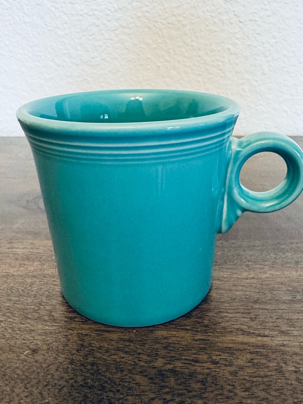 Fiesta Aqua Blue Ceramic Coffee Mug Cup